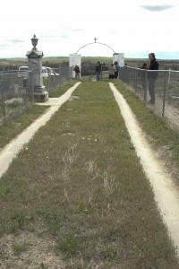 Mass grave at St. Joseph's Church. Photo by Laurie Borman