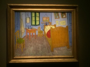 The final painting of The Bedroom by Vincent Van Gogh 